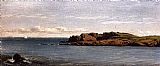 Sanford Robinson Gifford Famous Paintings - Study on the Massachusetts Coast